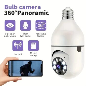 E27 Bulb Socket 1080p IP WiFi Camera HD