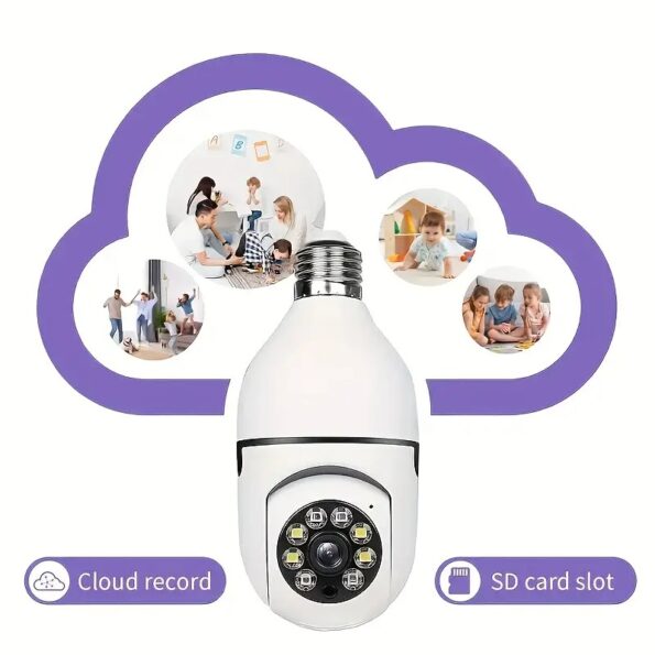 E27 Bulb Socket 1080p IP WiFi Camera HD - Image 5