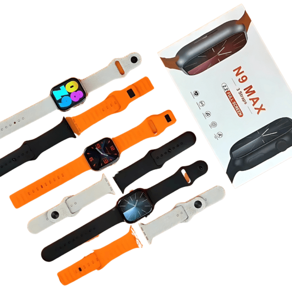 N9 Max Smartwatch with 3 Straps - Image 3