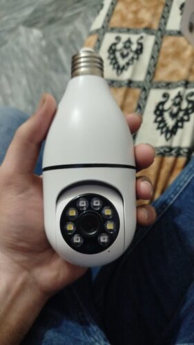 E27 Bulb Socket 1080p IP WiFi Camera HD photo review
